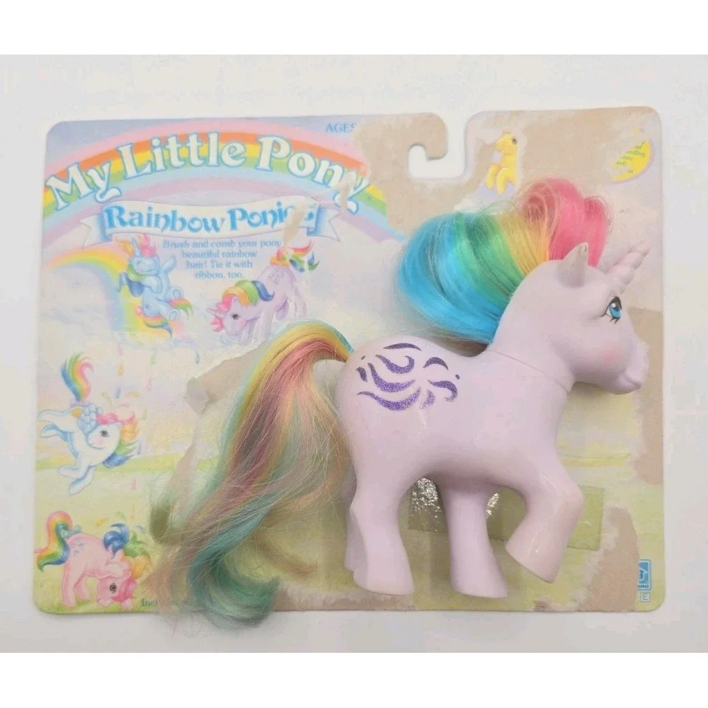 Vintage 1984 Hasbro My Little Pony Rainbow Ponies Windy w/ Packaging U308C